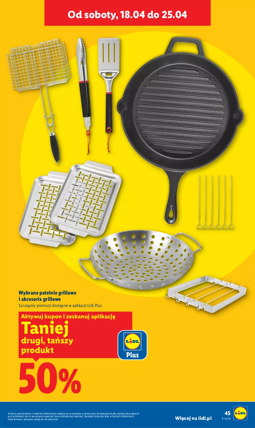 Gazetka promocyjna Lidl - Katalog ważny od 13.04 - ważna 13.04 do 18.04.2026 - strona 51 - produkty: Grill