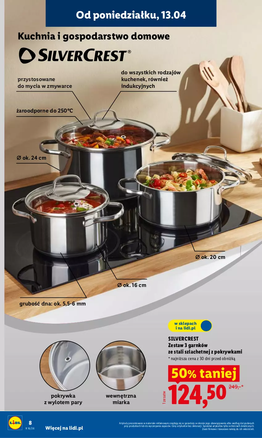 Gazetka promocyjna Lidl - Katalog ważny od 13.04 - ważna 13.04 do 18.04.2026 - strona 8 - produkty: Kuchnia, Miarka, Por, Silvercrest