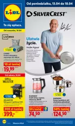 Gazetka promocyjna Lidl - Katalog ważny od 13.04 - Gazetka - ważna od 18.04 do 18.04.2026 - strona 1 - produkty: Silvercrest, Ivar, Pościel, Czajnik, Grill, Grill gazowy, Fa