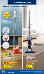 Gazetka promocyjna Lidl - Katalog ważny od 13.04 - Gazetka - ważna od 18.04 do 18.04.2026 - strona 20 - produkty: Odkurzacz, Philips, Kuchnia, Szczotka, Odkurzacz bezprzewodowy, Stojąca parownica do ubrań, Bateria, Parownica
