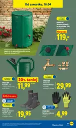 Gazetka promocyjna Lidl - Katalog ważny od 13.04 - Gazetka - ważna od 18.04 do 18.04.2026 - strona 43 - produkty: Parkside, Por, Konewka, Karp, Regał, Rękawice, Rękawice robocze