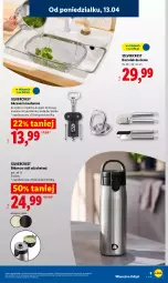 Gazetka promocyjna Lidl - Katalog ważny od 13.04 - Gazetka - ważna od 18.04 do 18.04.2026 - strona 9 - produkty: Silvercrest, Praska, Koc, Durszlak, Zlew, Otwieracz, Korkociąg