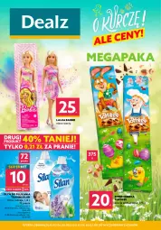 Gazetka promocyjna Dealz - NOWA GAZETKAO kurczę! Ale ceny! - Gazetka - ważna od 19.04 do 19.04.2022 - strona 1 - produkty: Barbie, Silan, Płyn do płukania, Toffifee, Lalka
