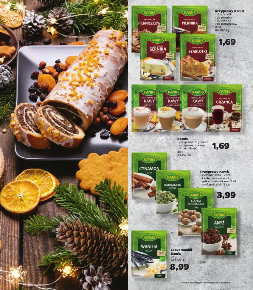 Gazetka promocyjna Netto - Katalog znanych marek - ważna 09.12 do 24.12.2021 - strona 15 - produkty: Cukier, Czekolada, Delecta, Galbani, Gałka, Kamis, Karp, Kokos, Mascarpone, Mus, Owoce, Piernik, Président, Przyprawy, Ser, Talerz, Twaróg