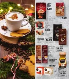 Gazetka promocyjna Netto - Katalog znanych marek - Gazetka - ważna od 24.12 do 24.12.2021 - strona 17 - produkty: Tchibo, Nescafé, Gin, Kawa ziarnista, Cafissimo, Kawa mielona, Kawa, Tchibo Barista, Dolce Gusto, Lavazza, Cappuccino, Jacobs, Delecta, Napój