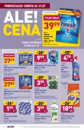 Gazetka promocyjna Aldi - Gazetka - ważna od 31.07 do 31.07.2021 - strona 20 - produkty: Ludwik, Por, Do mycia naczyń, Finish, Zawieszka do wc, Bref, Tablet, Proszek do prania, Cytryny, Clin, Płyn do mycia naczyń, Tera, Tran, Vizir, Torba, Sport, Płyn do mycia, Zmywarki, Tabletki do zmywarki