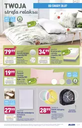 Gazetka promocyjna Aldi - Gazetka - ważna od 31.07 do 31.07.2021 - strona 25 - produkty: Por, Pościel, Budzik, Materac, Prześcieradło, Tera, Wełna, Fa