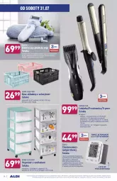 Gazetka promocyjna Aldi - Gazetka - ważna od 31.07 do 31.07.2021 - strona 34 - produkty: Ciśnieniomierz, Remington, Lokówka, Organizer, Kosz, Rolki, Pilnik, 5 Sekund