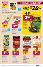 Gazetka promocyjna Aldi - Gazetka - ważna od 31.07 do 31.07.2021 - strona 9 - produkty: Sałatka, Hummus, Sos, Por, Mus, Pietruszka, Korniszony, Zupa, Papryka, Tera, Sałat, Quinoa, Zapiekanka, Mąka, Edam, King’s Crown, Olej, Pomidory, Fa