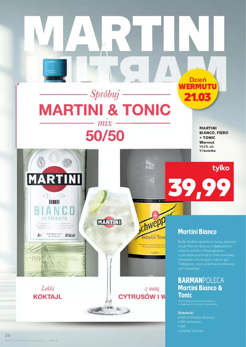 Gazetka promocyjna Kaufland - Barek Kauflandu - ważna 19.03 do 31.03.2026 - strona 26 - produkty: Martini, Tonik