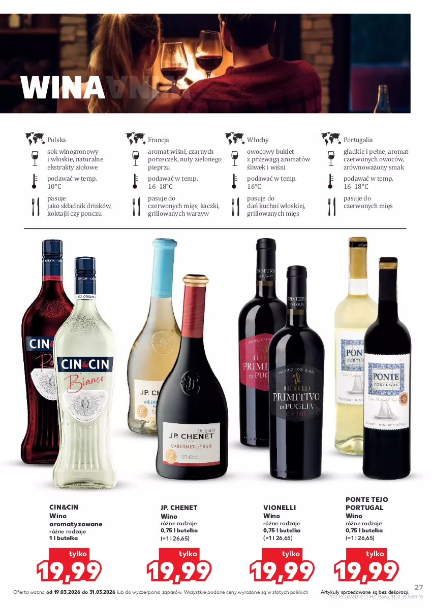 Gazetka promocyjna Kaufland - Barek Kauflandu - ważna 19.03 do 31.03.2026 - strona 27 - produkty: Bukiet, Grill, Nuty, Pieprz, Por, Sok, Wino