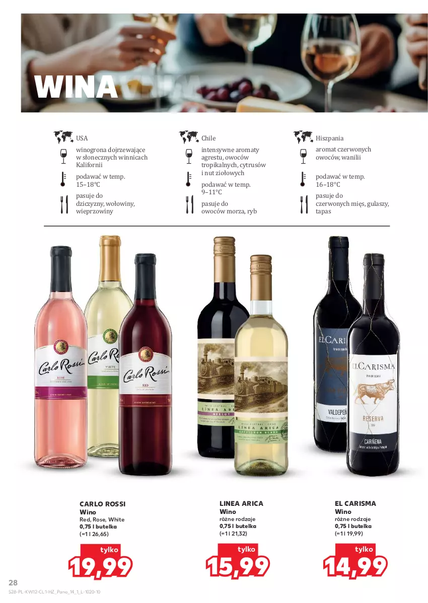 Gazetka promocyjna Kaufland - Barek Kauflandu - ważna 19.03 do 31.03.2026 - strona 28 - produkty: Carlo Rossi, Gres, Wino, Winogrona
