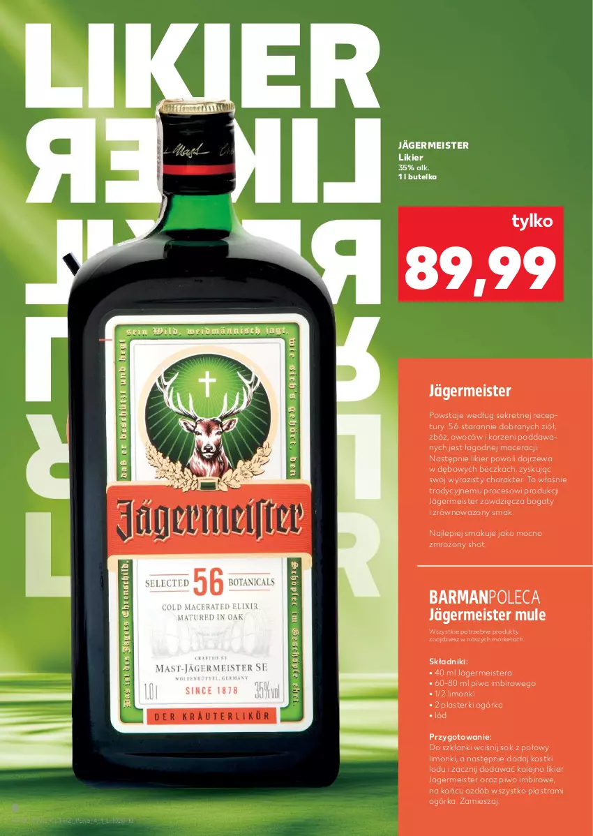 Gazetka promocyjna Kaufland - Barek Kauflandu - ważna 19.03 do 31.03.2026 - strona 8 - produkty: Acer, Imbir, Kret, Lanki, Likier, Mule, Olej, Piwa, Piwo, Piwo imbirowe, Plasterki, Sok, Tera