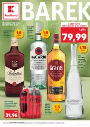 Gazetka promocyjna Kaufland - Barek Kauflandu - Gazetka - ważna od 31.03 do 31.03.2026 - strona 1 - produkty: Rum, Gra, Coca-Cola, Bacardi, Napój gazowany, Wódka, Whisky, Napój