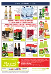 Gazetka promocyjna Carrefour - Gazetka Express - Gazetka - ważna od 26.07 do 26.07.2021 - strona 6 - produkty: Piwa, Piwo, Piec, Sok, Gra, Napój energetyczny, Lemoniada, Primavera, Stek, Kosz, Warka, LANA, Perła, Fortuna, Prima, Woda, Karmi, Harnaś, Napój, Nektar, Kozel