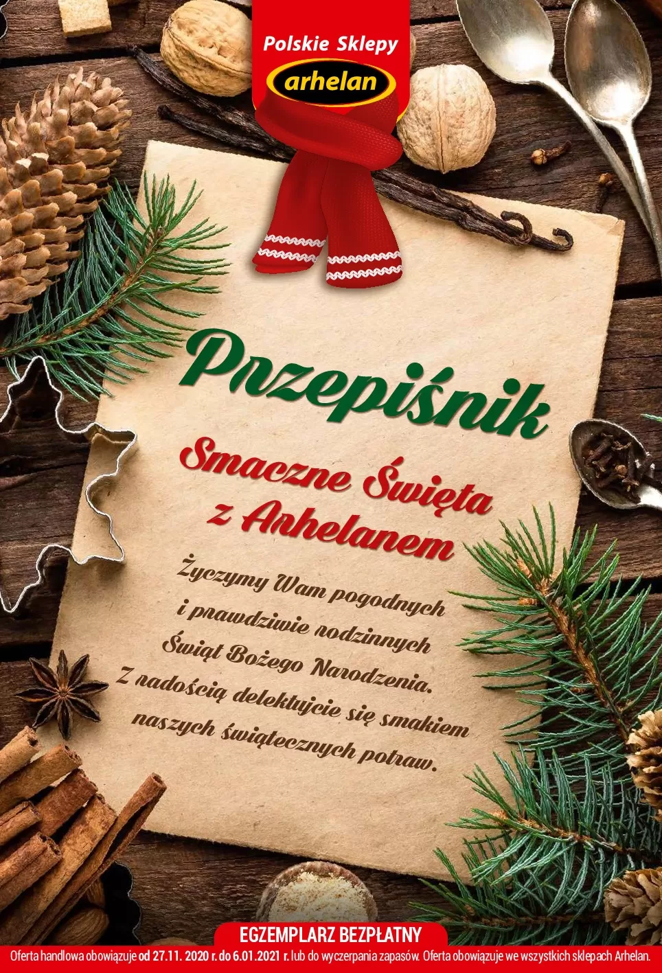 Gazetka promocyjna Arhelan - Przepiśnik - ważna 27.11.2020 do 06.01.2021 - strona 1