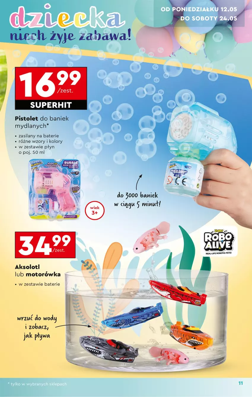 Gazetka promocyjna Biedronka - Okazje Tygodnia - ważna 10.05 do 24.05.2025 - strona 13 - produkty: Motorówka, Pistolet, Silan
