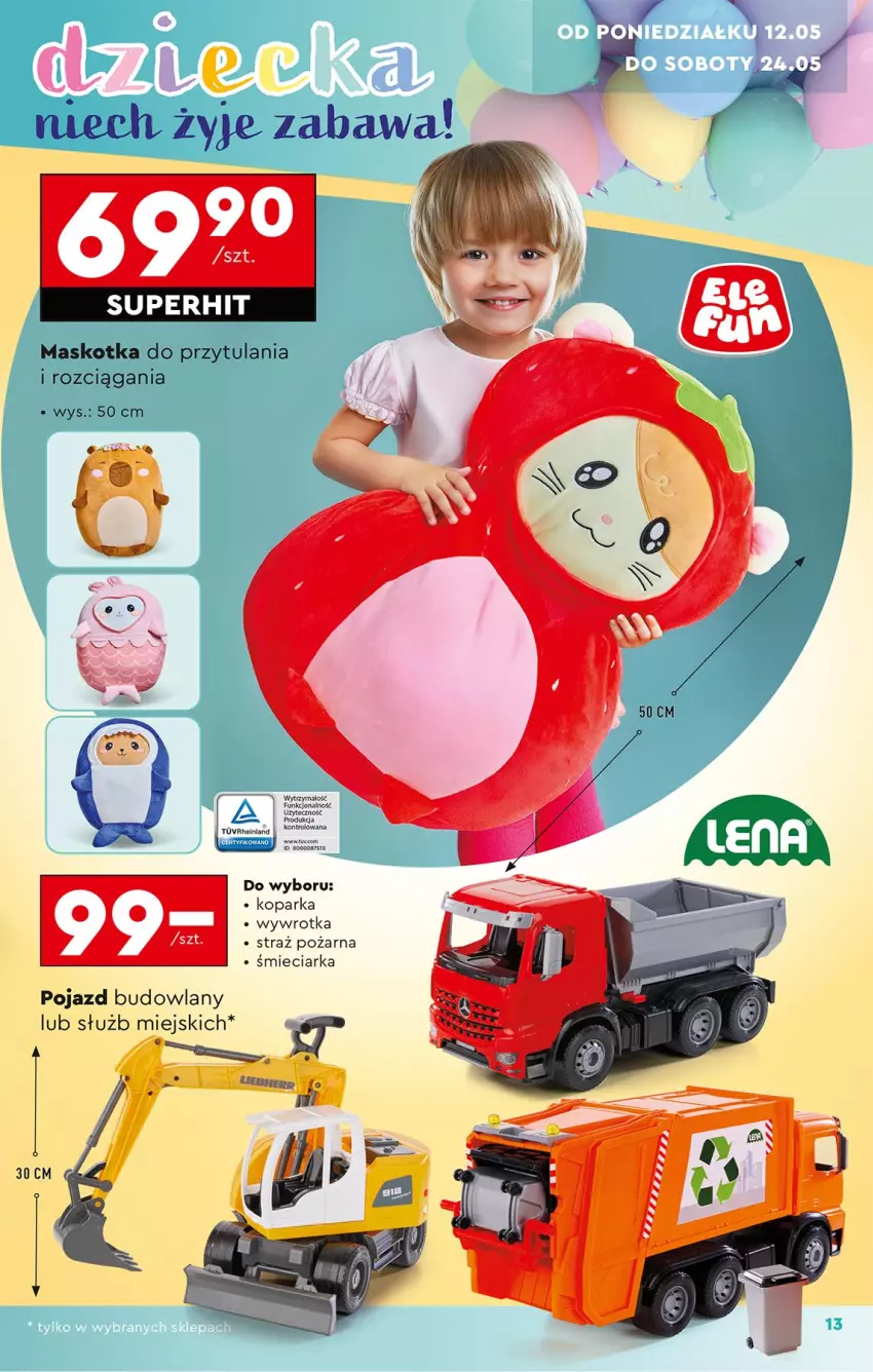 Gazetka promocyjna Biedronka - Okazje Tygodnia - ważna 10.05 do 24.05.2025 - strona 15 - produkty: Parka, Pojazd, Wywrotka