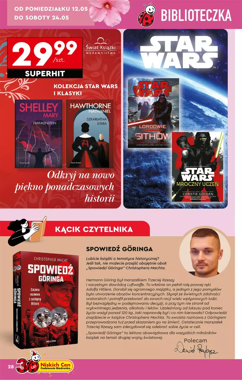 Gazetka promocyjna Biedronka - Okazje Tygodnia - ważna 10.05 do 24.05.2025 - strona 30 - produkty: BIC, Dzieci, Fa, Mars, Top
