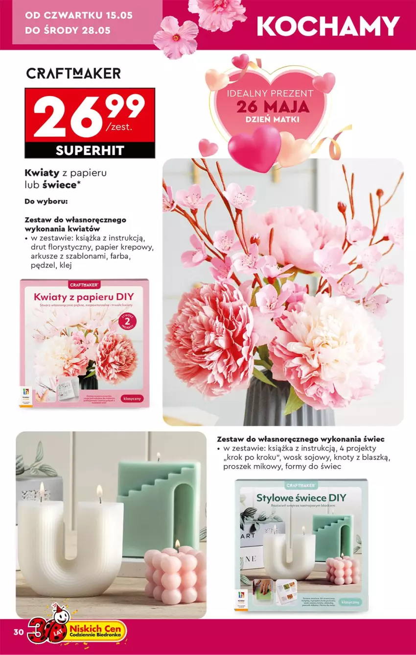 Gazetka promocyjna Biedronka - Okazje Tygodnia - ważna 10.05 do 24.05.2025 - strona 32 - produkty: Fa, Klej, Książka, Papier