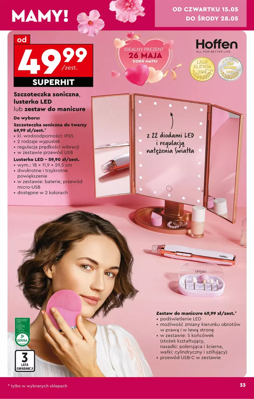 Gazetka promocyjna Biedronka - Okazje Tygodnia - ważna 10.05 do 24.05.2025 - strona 35 - produkty: Por, Przewód, Stek, Szczoteczka, Szczoteczka soniczna