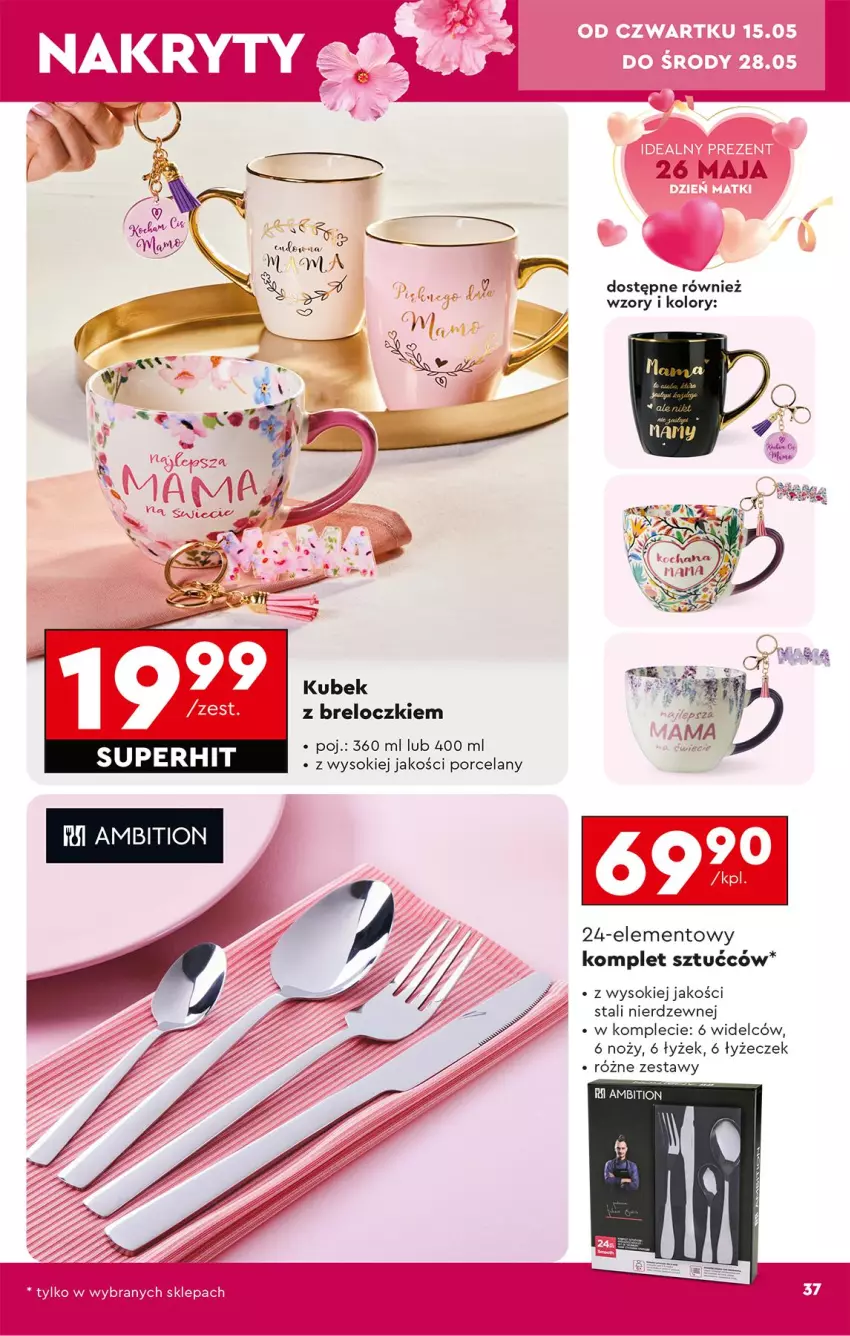 Gazetka promocyjna Biedronka - Okazje Tygodnia - ważna 10.05 do 24.05.2025 - strona 39 - produkty: Ambition, Kubek, Noż, Por, Sok