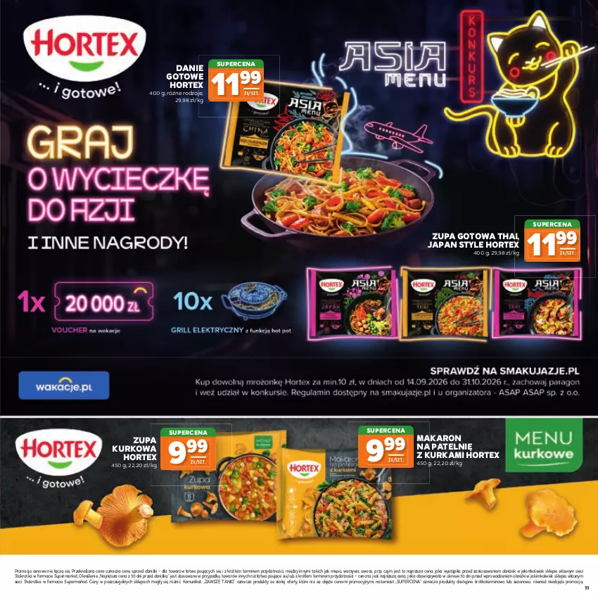 Gazetka promocyjna Stokrotka - Katalog Jesienne Inspiracje! - ważna 15.10 do 28.10.2026 - strona 11 - produkty: Danie gotowe, Hortex, Makaron, Mięso, Owoce, Warzywa, Zupa