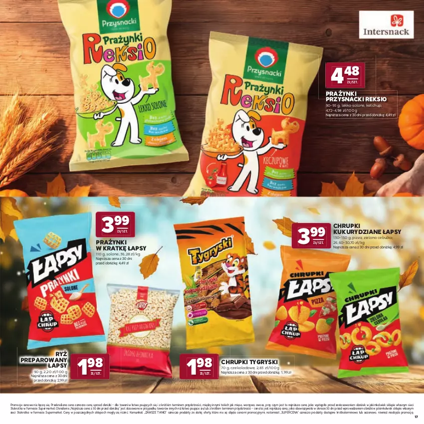 Gazetka promocyjna Stokrotka - Katalog Jesienne Inspiracje! - ważna 15.10 do 28.10.2026 - strona 17 - produkty: Chrupki, Gry, Ketchup, Mięso, Owoce, Pizza, Przysnacki, Ryż, Warzywa