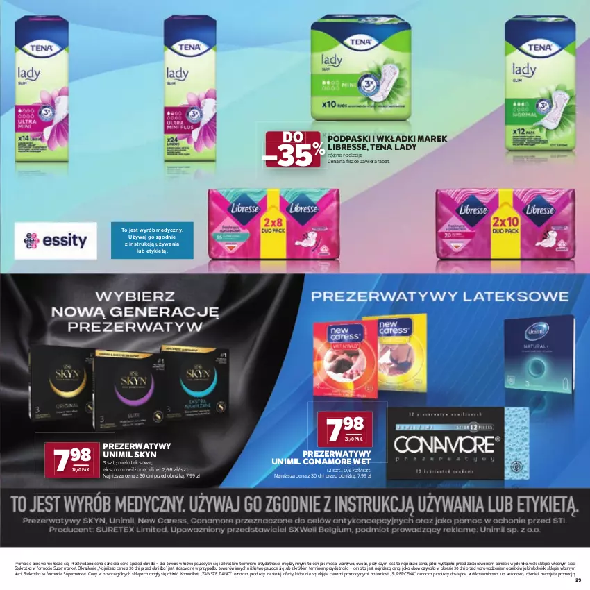 Gazetka promocyjna Stokrotka - Katalog Jesienne Inspiracje! - ważna 15.10 do 28.10.2026 - strona 29 - produkty: Mięso, Owoce, Podpaski, Prezerwatyw, Skyn, Unimil, Warzywa, Wkładki