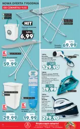 Gazetka promocyjna Kaufland - OFERTA TYGODNIA - Gazetka - ważna od 17.02 do 17.02.2021 - strona 50 - produkty: Piec, Top, Rum, Deska do prasowania, Pokrowiec na deskę, Kosz na bieliznę, Szczotka, Kosz, Pojemnik, Tefal, Suszarka, Generator pary, Pokrowiec, Suszarka na pranie, Fa