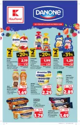 Gazetka promocyjna Kaufland - Oferta ważna  od  21.07.2022 do 03.08.2022 lub do wyczerpania zapasów - Gazetka - ważna od 03.08 do 03.08.2022 - strona 1 - produkty: Ser, Gra, Danone, Jogurt, Danonki, Activia, Serek homogenizowany, Serek, Tonik, Napój mleczny, Baton, Fanta, Danio, Napój, Jogurt pitny, Fa