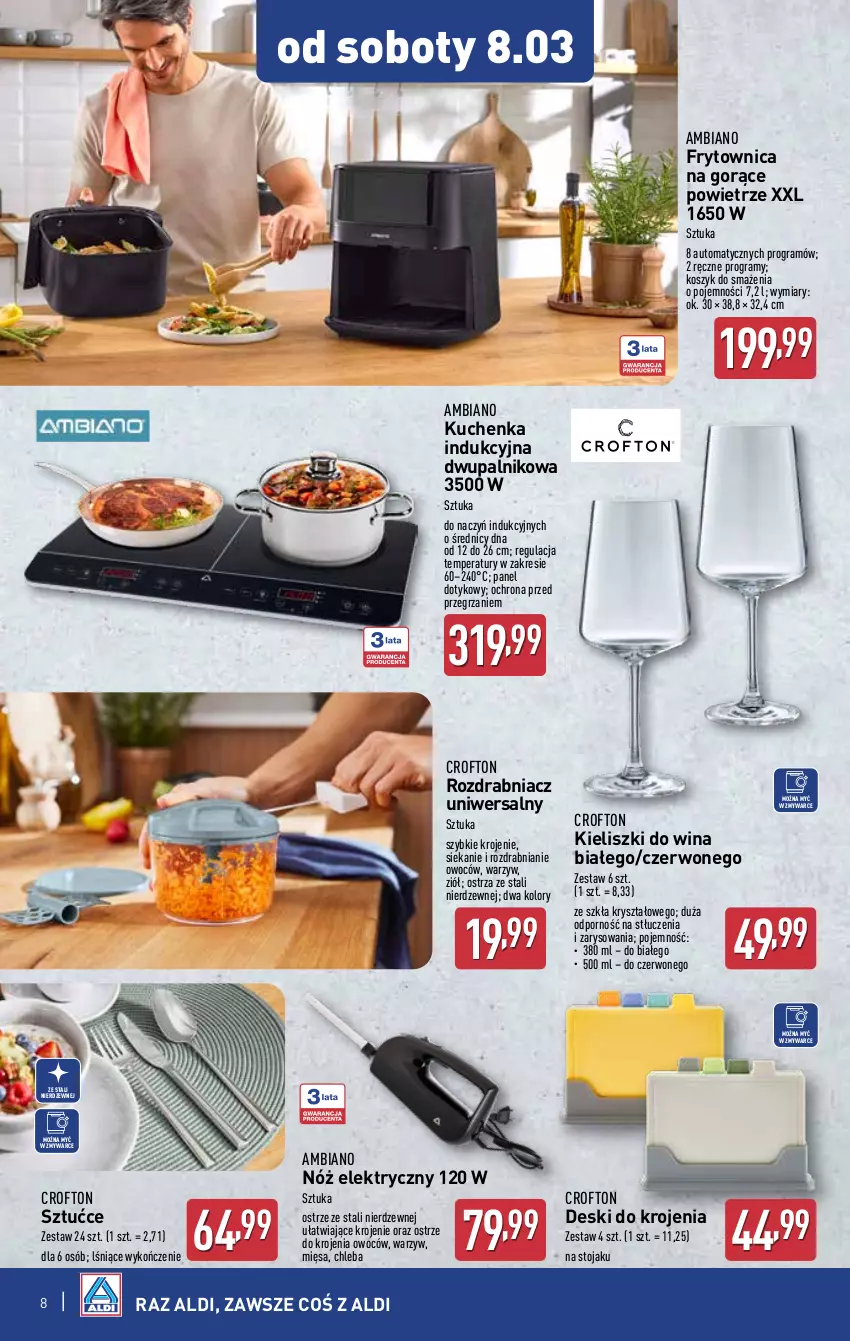 Gazetka promocyjna Aldi - Artykuły przemysłowe i tekstylia - ważna 05.03 do 08.03.2025 - strona 8 - produkty: Chleb, Gra, Kosz, Por, Rozdrabniacz, Stojak