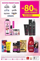 Gazetka promocyjna Hebe - Gazetka - ważna od 16.02 do 16.02.2025 - strona 15 - produkty: Palette, Schwarzkopf, Taft, Schauma, Syoss, Got2b