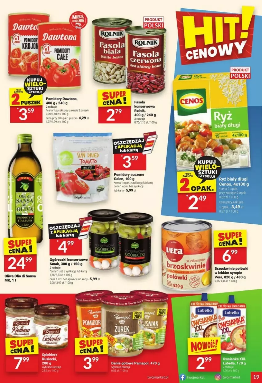Gazetka promocyjna Twoj Market - ważna 04.10 do 10.10.2023 - strona 11 - produkty: Brzoskwinie, Cenos, Pomidory