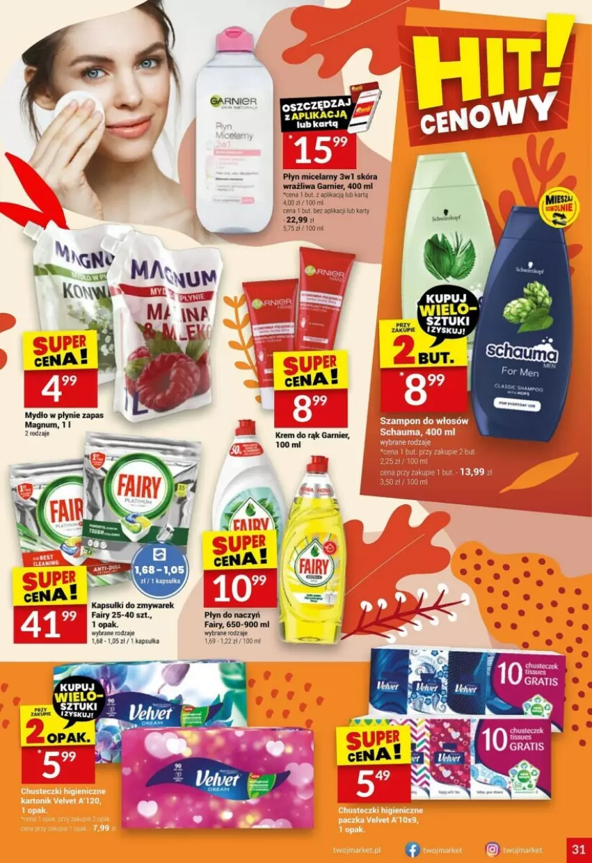 Gazetka promocyjna Twoj Market - ważna 04.10 do 10.10.2023 - strona 25 - produkty: Fa, Fairy, Garnier