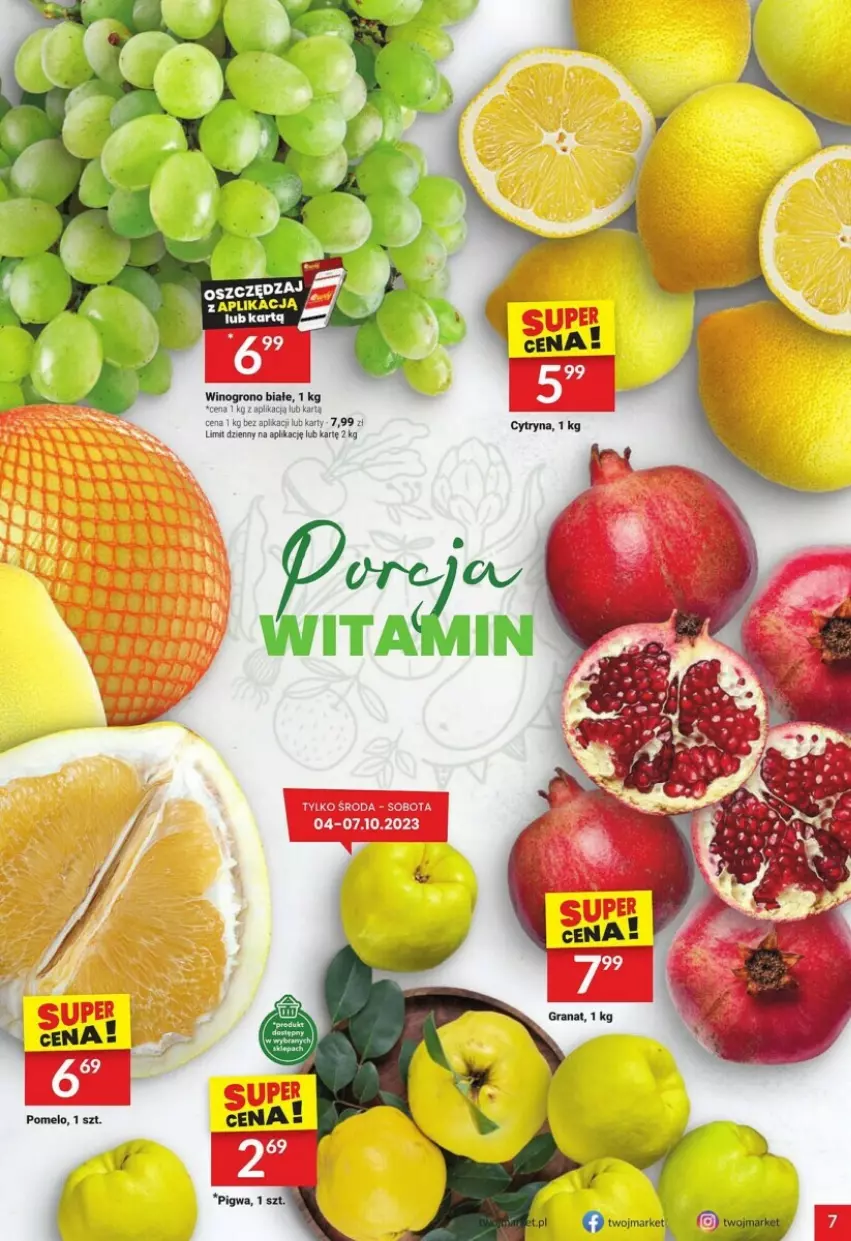 Gazetka promocyjna Twoj Market - ważna 04.10 do 10.10.2023 - strona 32 - produkty: Pomelo