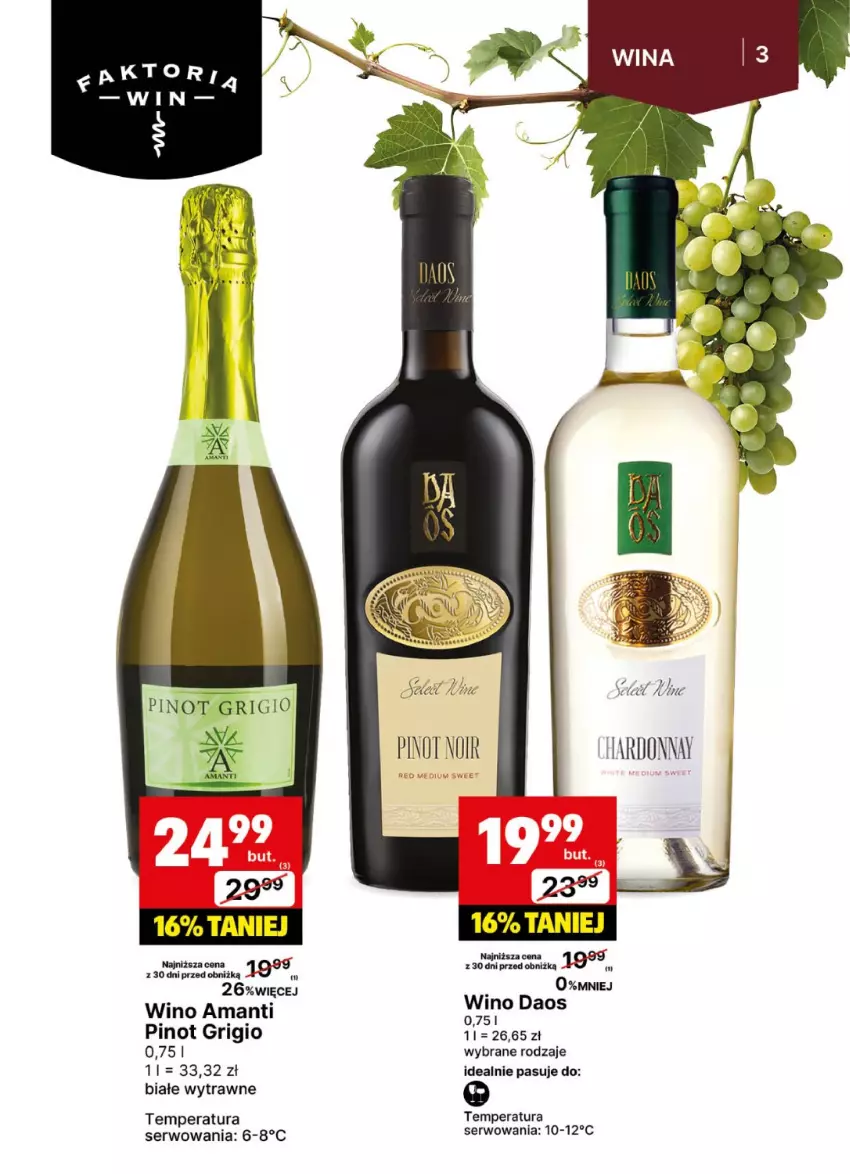 Gazetka promocyjna Delikatesy Centrum - Delibarek DC24-DC25 - ważna 09.06 do 22.06.2025 - strona 3 - produkty: Pinot Grigio, Ser, Wino