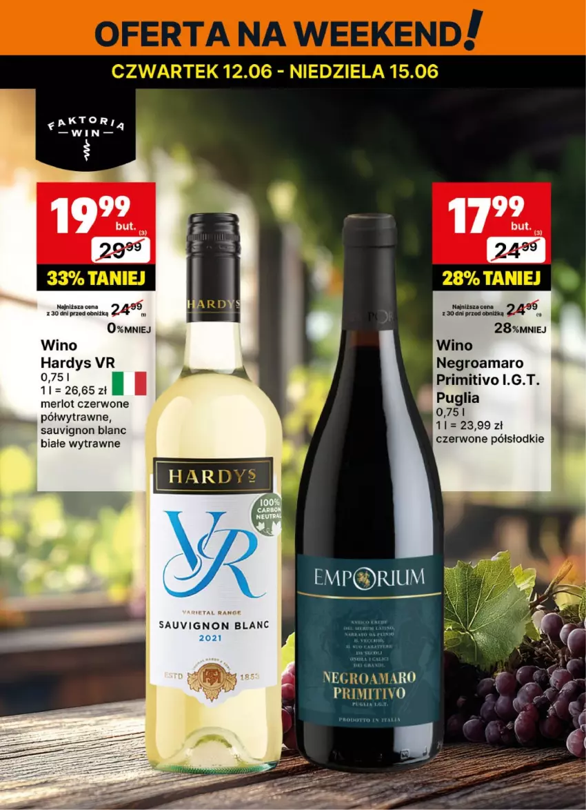 Gazetka promocyjna Delikatesy Centrum - Delibarek DC24-DC25 - ważna 09.06 do 22.06.2025 - strona 6 - produkty: Merlot, Sauvignon Blanc, Wino