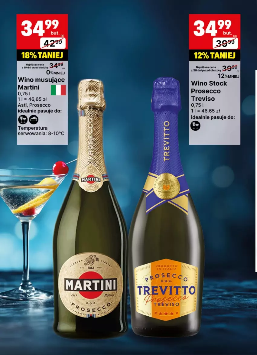 Gazetka promocyjna Delikatesy Centrum - Delibarek DC24-DC25 - ważna 09.06 do 22.06.2025 - strona 8 - produkty: Martini, Mus, Prosecco, Ser, Stock, Wino, Wino musujące