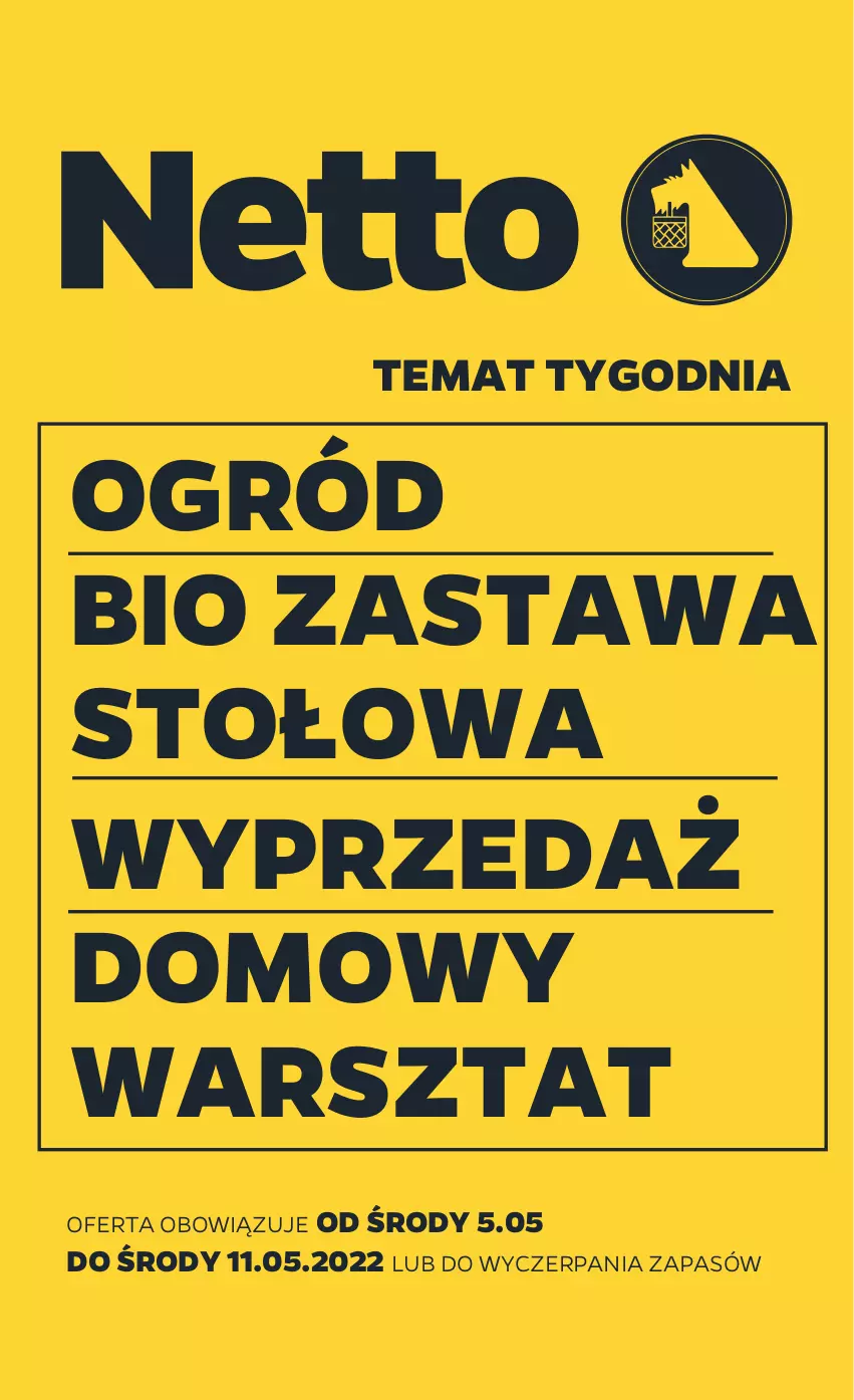 Gazetka promocyjna Netto - Gazetka non food 5.05-11.05 - ważna 05.05 do 11.05.2022 - strona 1 - produkty: Ogród