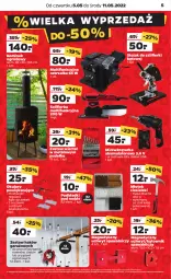 Gazetka promocyjna Netto - Gazetka non food 5.05-11.05 - Gazetka - ważna od 11.05 do 11.05.2022 - strona 5 - produkty: Gra, Kominek, Stojak, Kabel USB, Tarka, Wkręt, Rower, Młotek, Młot, Wkrętarka, Zestaw wierteł, Garaż, Szlifierka, Meble, Podkład, Akumulator