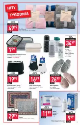 Gazetka promocyjna Stokrotka - Supermarket - Gazetka - ważna od 14.09 do 14.09.2022 - strona 19 - produkty: Top, Ser, Koc, Kapcie, Ociekacz, Termos, Pojemnik, Aquaphor, Kubek termiczny, Kubek, Bokserki, Dywan