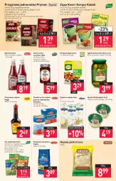 Gazetka promocyjna Stokrotka - Supermarket - Gazetka - ważna od 14.09 do 14.09.2022 - strona 9 - produkty: Kminek, Ketchup, Prymat, Sos, Ser, Ryż, Mus, Migdały, Ogórki konserwowe, Zupa, Papryka, Pasztet, Napoje, Dżem, Sałat, Kminek cały, Przyprawa w płynie, Podravka, Gałka, Kubek, Cenos, Alpro, Vegeta, Maggi, Pomidory, Heinz, Ryż biały, Knorr