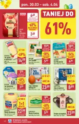Gazetka promocyjna Aldi - Pełna oferta - Gazetka - ważna od 04.04 do 04.04.2026 - strona 14 - produkty: Mozzarella, Masło klarowane, Cheddar, Ser, Gra, Królewski, Jaja, Smalec, POLMLEK, Ser pleśniowy, Gouda, Masło, Jaja z wolnego wybiegu