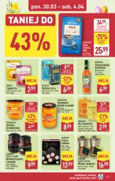 Gazetka promocyjna Aldi - Pełna oferta - Gazetka - ważna od 04.04 do 04.04.2026 - strona 21 - produkty: Mus, Gra, Borówka, Borówka brusznica, Praliny, Ananas, Młynek, Kawa mielona, Kawa, Herbata czarna, Konfitura, Pieprz, Syrop, Brzoskwinie, Cappuccino, Herbata, Mango, Suplement diety, Herbapol