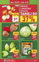 Gazetka promocyjna Aldi - Pełna oferta - Gazetka - ważna od 04.04 do 04.04.2026 - strona 6 - produkty: Cebula, Sałat, Buraki