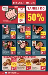 Gazetka promocyjna Aldi - Pełna oferta - Gazetka - ważna od 04.04 do 04.04.2026 - strona 8 - produkty: Piec, Mięso mielone z szynki, Mięso mielone, Sok, Bułka fitness, Sokołów, Mięsne specjały, Schab wieprzowy, Boczek, Kiełbasa biała, Chleb, Kiełbasa, Bułka, Mięso