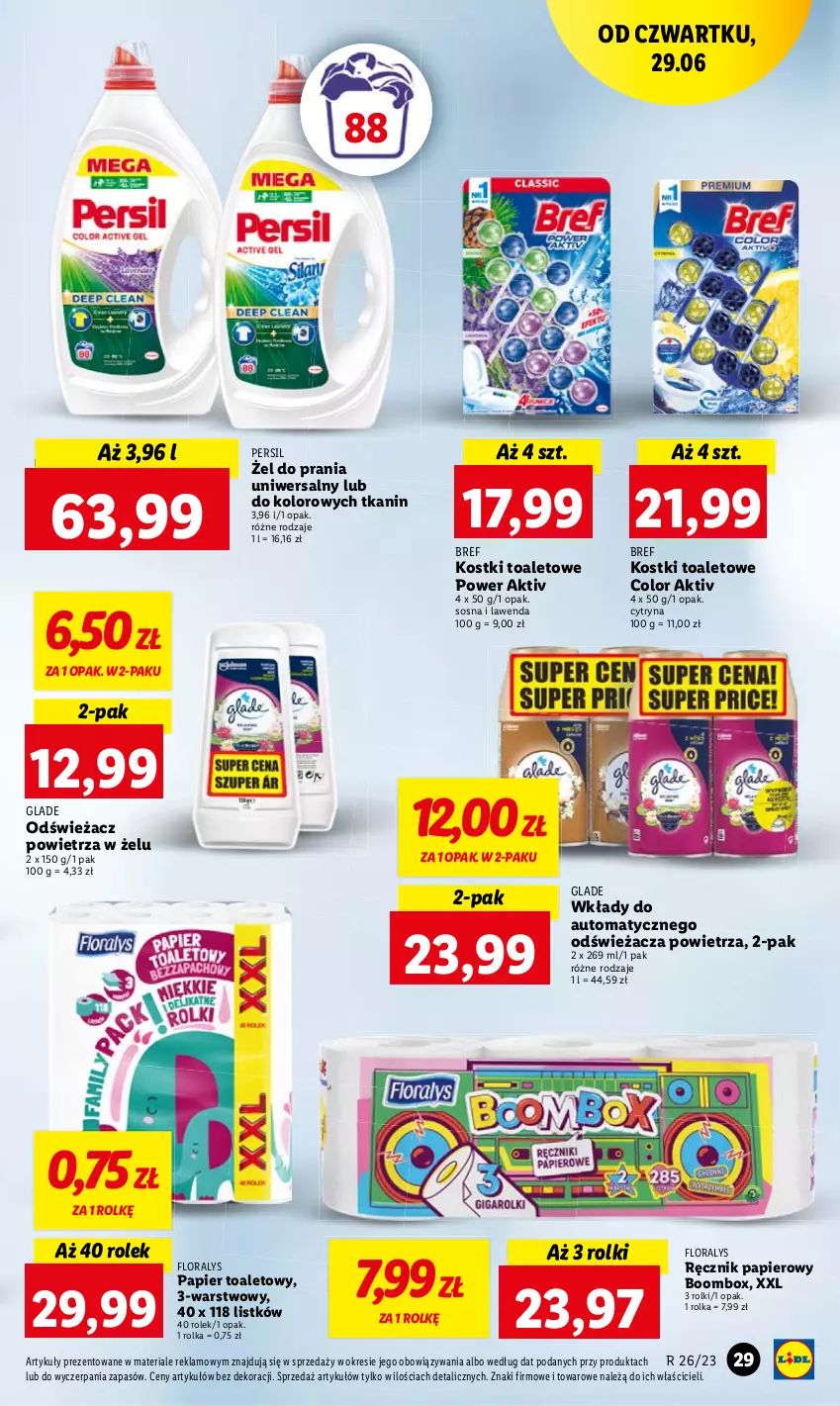 Gazetka promocyjna Lidl - GAZETKA - ważna 29.06 do 01.07.2023 - strona 37 - produkty: Bref, Flora, Rolki, Sos