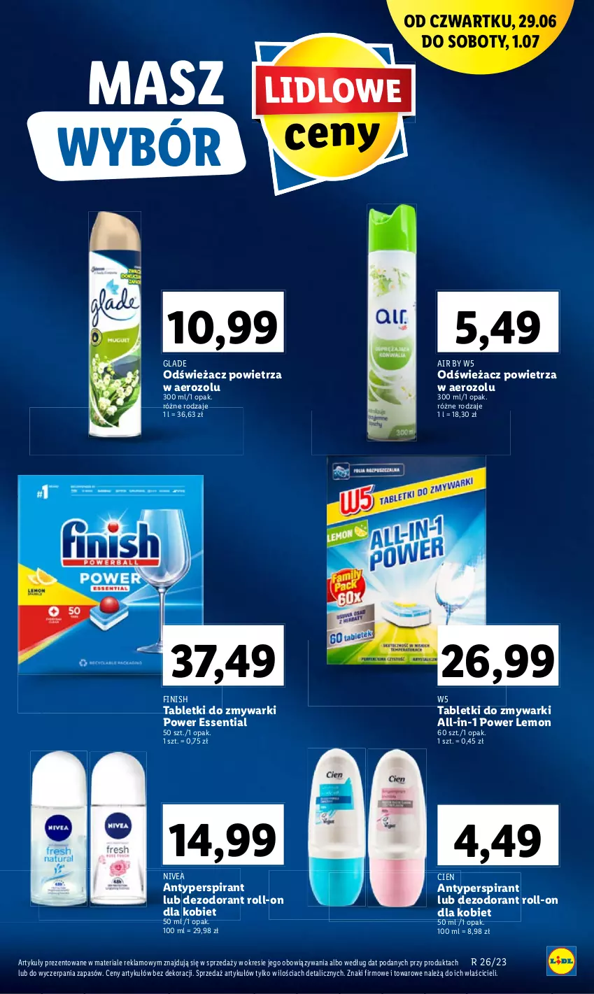 Gazetka promocyjna Lidl - GAZETKA - ważna 29.06 do 01.07.2023 - strona 9 - produkty: Finish, Nivea