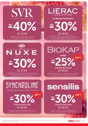 Gazetka promocyjna Ziko - Gazetka Ziko Dermo - Gazetka - ważna od 28.05 do 28.05.2025 - strona 17 - produkty: SVR, Ser, Biokap, Lierac, Nuxe, Olej, Okap, Fa